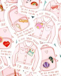 O-pin your heart to me baby Have you guys printed your #pingame Valentine's Day cards that @hellokristenlong (@incompanypaper) and I designed yet??? What are you waiting for?! Find them on awwsam.com by aww.sam