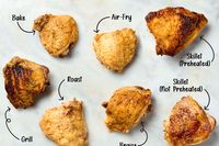 I Finally Found the Best Way to Cook Chicken Thighs So They're Unbelievably Crispy AND Juicy