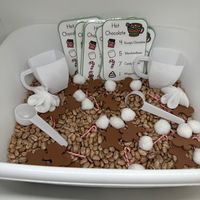 Hot Chocolate Sensory Bin Sensory Bin Preschool Winter - Etsy