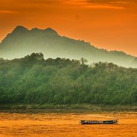 The Mekong River near Luang Prabang Laos. It is the world's 12th-longest river and the 7th-longest in Asia. Its estimated length is 4350 km. Spectacular and magnificent! Re-post by Hold With Hope