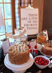 Image result for dessert table ideas for 50 th birthday