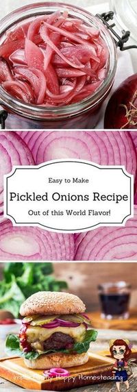 Easy Out of the World Pickled Onions Recipe! Delicious and no canning required. I will use Stevia for sweetness instead of sugar.