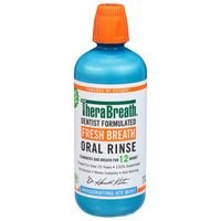 Bad breath is nothing to be ashamed of...everyone gets it! ADA accepted TheraBreath Fresh Breath Mouthwash has been fighting bad breath for over 25 years. When used as directed, it's clinically shown to fight bad breath for 24 hours when used every 12 hours after brushing and flossing. This alcohol-free mouthwash doesn't burn or irritate, and the oxygenating compound that fights bad breath starts working instantly.