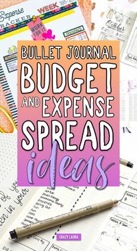 Looking to setup a budget tracker in your bullet journal!? Check out these super cute examples for inspiration to get you started! 📕