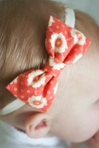 cute hair bow.