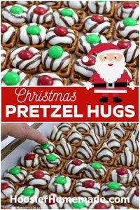 Whip up these festive Christmas Pretzel Hugs for a sweet and salty holiday treat that’s perfect for sharing! With only three ingredients, these bite-sized goodies are a quick and easy way to spread holiday cheer.