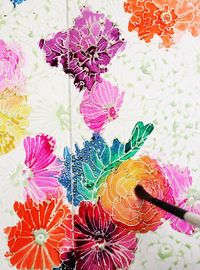 Masking fluid is so much fun to create with. And lately I am loving the watercolor resist pen from Prima . Masking fluid is a latex liqu...