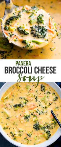 30 Minute Broccoli Cheddar Soup (Better than Panera!)