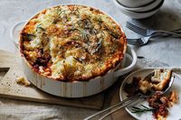 Lamb and rosemary ragu with pecorino crumb