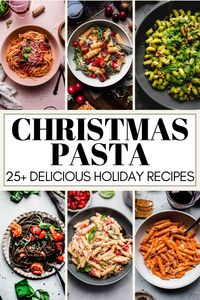 Ditch the standard ham or prime rib for the holidays and serve up one of these delicious Christmas pasta recipes instead!From manicotti, to pasta alla vodka, and more! // pasta recipes for christmas dinner 