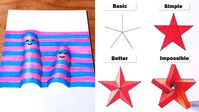 How to Draw - Easy 3D Star Art & Illusions