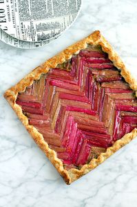 Two of a Kind | Honey Rhubarb Galette | http://www.twoofakindcooks.com