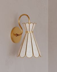 Mitzi - H662101-AGB - One Light Wall Sconce - Lyra - Aged Brass — Lighting Design Store