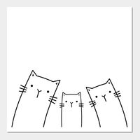 Beautiful minimalist cat design. Create your favourite product with this special design and make it a pleasure for you or your friends. Great gift idea for many occasions. -- Choose from our vast selection of art prints and posters to match with your desired size to make the perfect print or poster. Pick your favorite: Movies, TV Shows, Art, and so much more! Available in mini, small, medium, large, and extra-large depending on the design. For men, women, and children. Perfect for decoration.