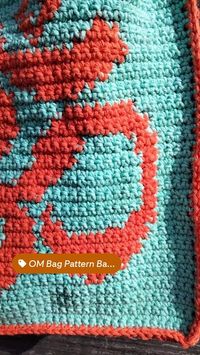 Difficulty: Medium

Crochet bag with OM symbol.I really lik this bag.I used 100% cotton yarn, with 4mm hook

Materials
 • yarn
 • yarn needle
 • crochet hook

