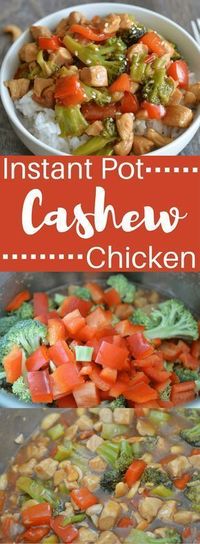 Instant Pot Cashew Chicken