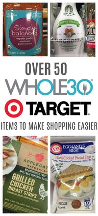 Whole30 just got easier with these Whole30 Target options! From Whole30 meat, healthy fats, compliant milk and emergency foods, grocery shopping for Whole30 will be quick and easy in one store. #whole30target #whole30grocery #whole30tips #targetwhole30