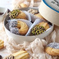 Biscotti al cocco, con frolla all'olio di cocco ricetta buonissima