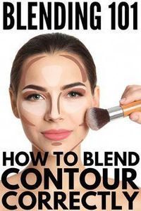 How to Blend Contour: 9 Tips and Products | If you’re looking for step by step tips and tutorials to teach you how to blend contouring like a pro, this post is for you! Whether you prefer to work with brushes or a sponge, a contour stick or powder, have a round or square face, we’ll teach you how to use contour and highlight for a sculpted look you’ll love! #howtocontour #contourmakeup #contour #contouring