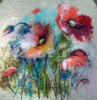 watercolor felting http://kokoonart.files.wordpress.com