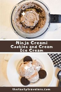 Ninja Creami Cookies and Cream Ice Cream