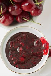 Sweet Cherry Freezer Jam - A delicious taste of fresh cherries on your toast - all year long! A super easy jam with no canning skills needed