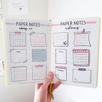 🌱 Seed Successful You on Instagram: “Hi friends! 🌞 I have added a second page of paper notes ideas. Hope you like it! 🙆🌹”