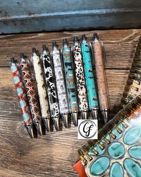 Get ready to saddle up your pen game with our Western pens! These ballpoint beauties come in various designs, perfect for expressing your wild side. Yeehaw! (Note: Not to be used for actual horse riding.) WESTERN PENS