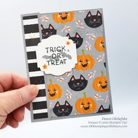 Stampin’ Up! Little Delights & Cute Halloween cards by Dawn Olchefske #dostamping #HowdSheDOthat #stampinup #cardmaking #quickandcute 1