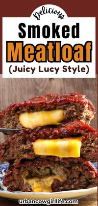 Make your meatloaf memorable with this Smoked Meatloaf Recipe (Juicy Lucy Style). It’s a delicious and unique twist on a classic dish. | smoked meatloaf, how to make meatloaf, homemade meatloaf, best meatloaf recipes, cheesy meatloaf recipes, dinner recipes |