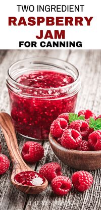 We love raspberry jam in our house, but we go through it so fast. This easy recipe contains only two ingredients, and NO PECTIN, making it the perfect homemade raspberry jam canning recipe you've been looking for. Whether you're using raspberries fresh from the garden, the farmers market, or foraged from the wild, this is an amazing, small batch recipe to try out.