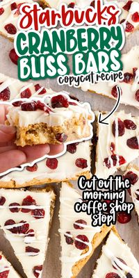 Starbucks Cranberry Bliss Bars