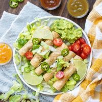 Crispy Baked Vegan Taquitos