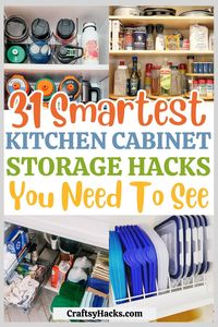 Achieve a stunning kitchen cabinet makeover that maximizes space and style. Discover clever kitchen organization hacks and the best kitchen storage solutions to keep everything neat and within reach.