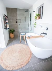 House call: Warning Shelley’s home will likely cause bathroom envy!