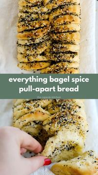 everything bagel spice pull apart bread | the capsule kitchen