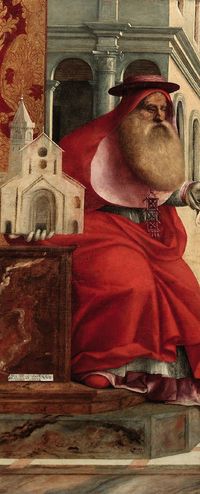 Giovanni Bellini (Venice c. 1426-1516) | Saint Jerome: a fragment from the altarpiece of S. Cristoforo della Pace of Murano | Christie's