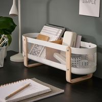 RISATORP Desk organizer, white, 19 ¾x6 ¼x6 ¾" - IKEA