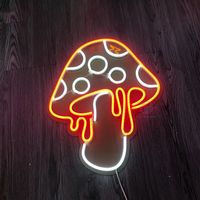 Mushroom LED Neon Sign Mushroom Kitchen Decor, Aesthetic Wall Decor, Bedroom Decor, Mushroom Decoration Flex Silicone LED Neon Sign ❤️If you want to custom your sign, please feel free to send us your text, font and color or your pictures via Etsy message so we will send a visual of your neon sign for you to check and give you delivery details for approval before you place your order. ❤️Super fast production and shipping - 12 Months warranty - Ready to ship in 3-7 business days - Shipping time: 1