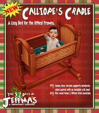 Transform your nursery with Calliope's Cradle, found at number 25 on this Sims 4 cribs list! 🍼 This elegant crib features intricate wooden details, five stunning wood tones, and fifteen swatches to match any theme. It’s cozy, stylish, and supports newborns when paired with an invisible crib mod. I’ve added it to my Sims 4 Infant CC folder, and it’s an absolute game-changer for my tiny Sims! Maxis Match perfection for your little ones.