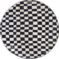 Rasali Checkered Box Rug | Orange – Rugs USA