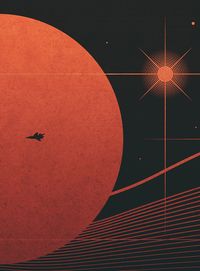 Quiet Alien Landscapes 2: Deep Space by Wokjow , via Behance