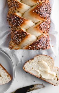 Everything But The Bagel Challah Bread