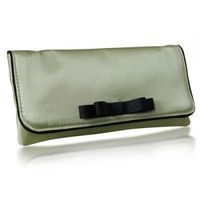 Lime Bridal Handbag with Black Satin Piping made for you in the UK £42.99