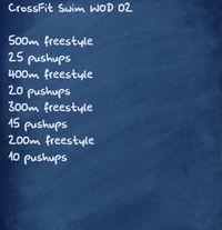 CrossFit SWIM WOD