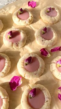 browniemischief on Instagram: 🌹Tender rose shortbread cookies filled with luscious raspberry ganache are so dainty and elegant. Perfect for a tea party with mom 💖…