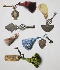 Keys of The Grand Budapest Hotel by  Annie Atkins.