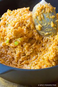 Zesty Cheesy Enchilada Rice Recipe