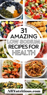 Here is your guide to the best low sodium recipes for more heart healthy dinners! These healthy diet foods are tasty, nutritious and will help you lower your sodium intake.