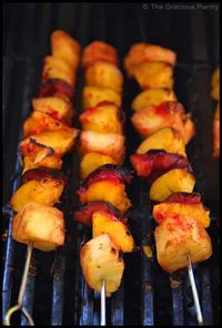 Clean Eating Cinnamon Fruit Kebobs Recipe